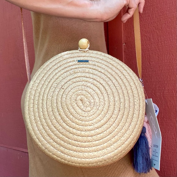 Roxy Collaboration crossbody straw bag - Picture 2 of 7